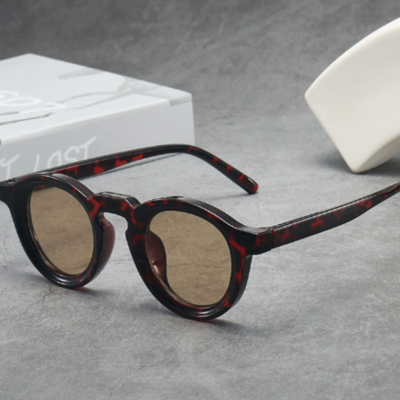 RetroSunglasses 1+1 GRATIS - Vintage Rund Ramme Retro Solbriller