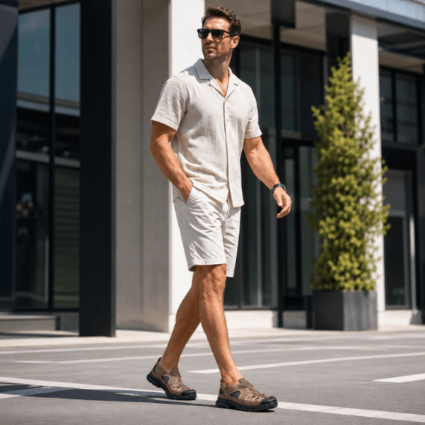 Happy™ OutdoorSandals - Herre Åndbare Afslappet Udendørs Sandaler