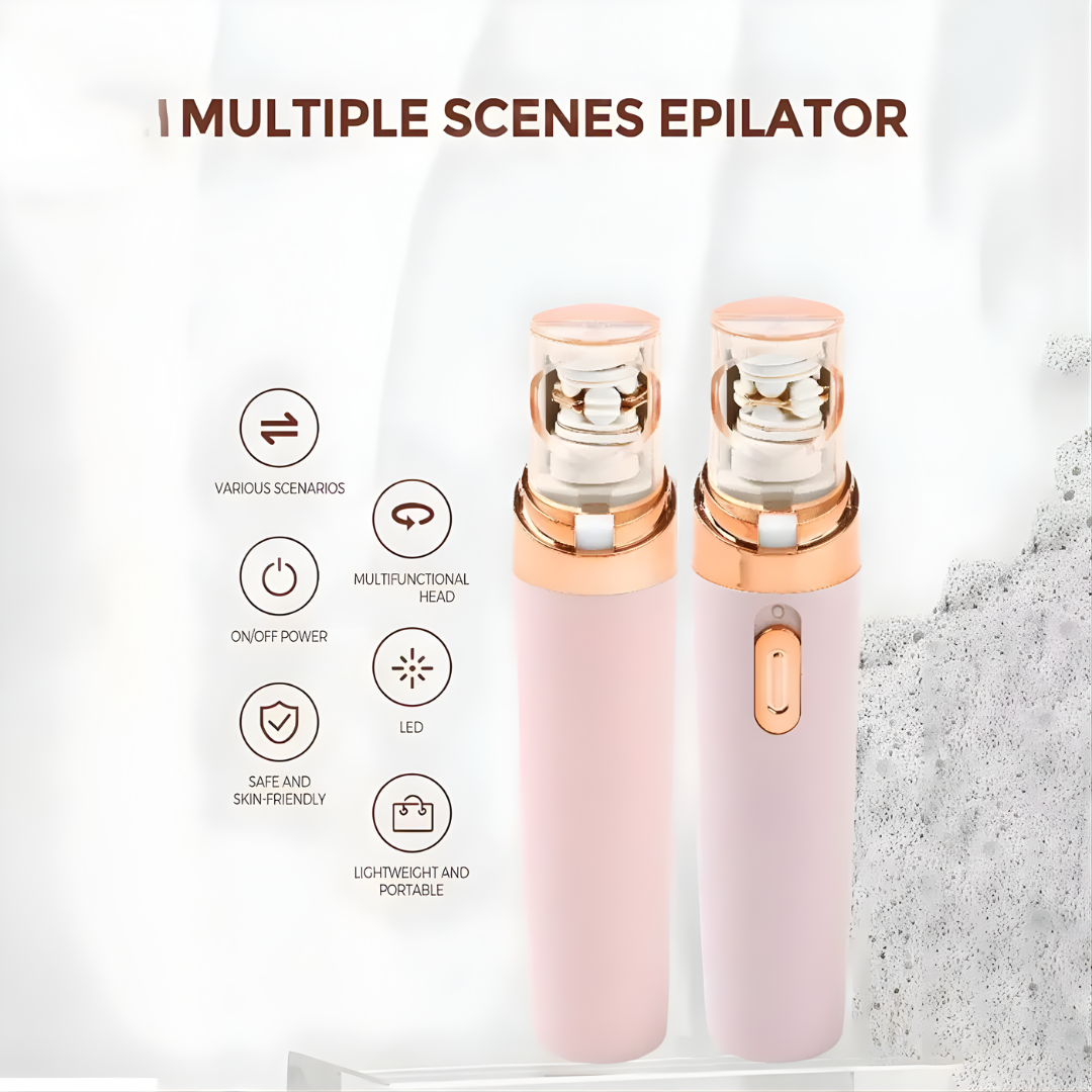 HairRemover: Genopladelig Epilator Smertefri Elektrisk Hår Fjernelse Enhed