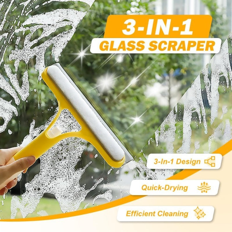 Cleaner Pro° GlassCleaner 1+1 GRATIS: Ultimativ 3-I-1 Glasrenser Værktøj