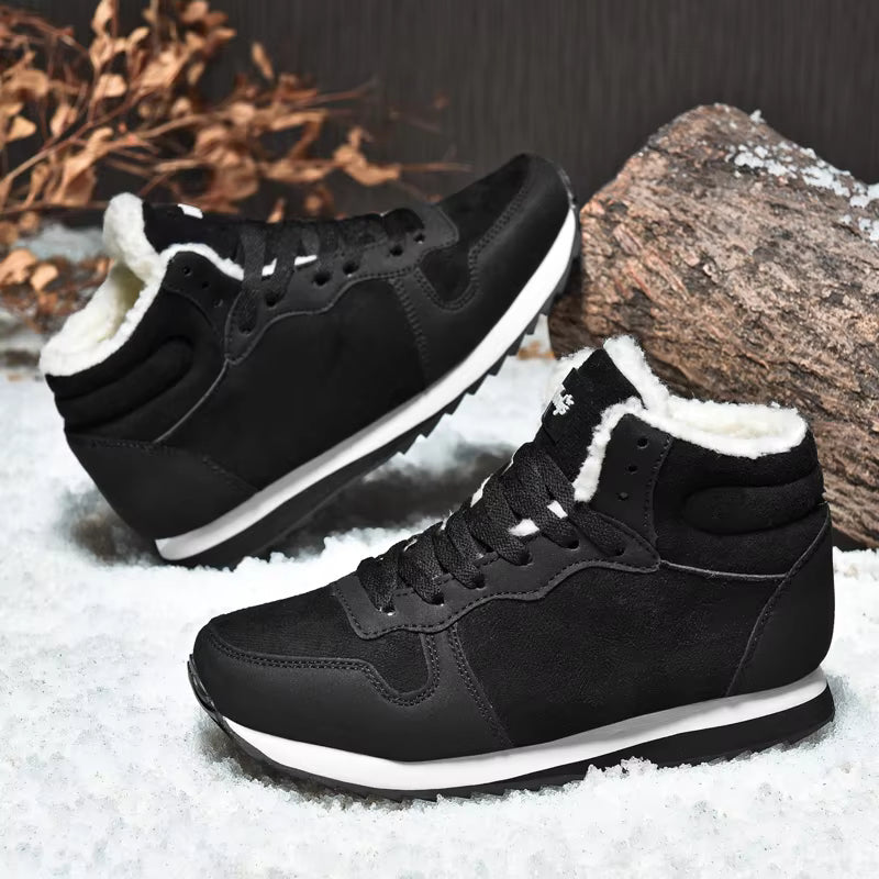 Happy™ SnugSneakers - Mænds Ultimative Højskårne Komfortable Snug Sneakers