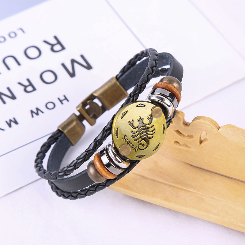 Jewelance™ ZodiacBracelet 1+1 GRATIS: Justerbart Vintage Charme Stjernetegn Armbånd