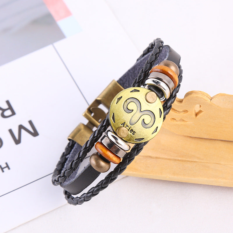Jewelance™ ZodiacBracelet 1+1 GRATIS: Justerbart Vintage Charme Stjernetegn Armbånd