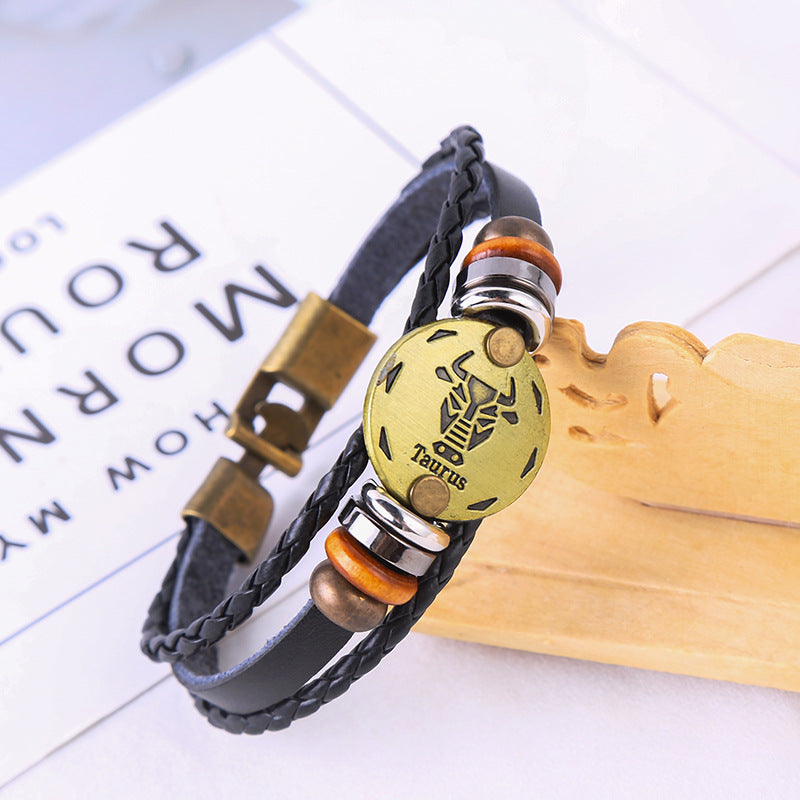 Jewelance™ ZodiacBracelet 1+1 GRATIS: Justerbart Vintage Charme Stjernetegn Armbånd