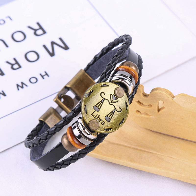 Jewelance™ ZodiacBracelet 1+1 GRATIS: Justerbart Vintage Charme Stjernetegn Armbånd
