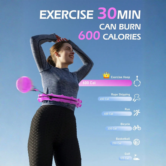 BodyHoop: Vægtet Talje Kondition Trænings Legeme Hoop
