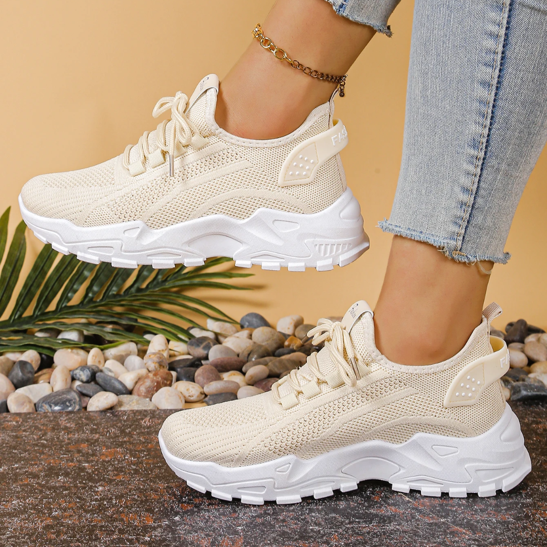 Happy™ BreathableSneakers: Kvinders Mesh Sports Åndbare Sneakers