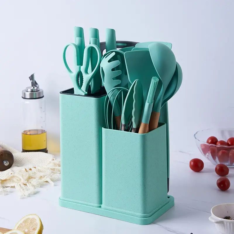 Globetrek° KitchenwareSet: Varmebestandige Kogeredskaber Silikone Køkkenredskabsæt