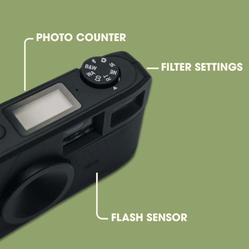 SnapCam - Klassisk Bærbar Retro Stil Skærmløs Digitalkamera