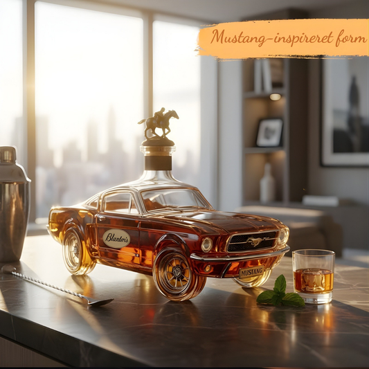 Limited Edition Mustang Glas Whisky Karaffel