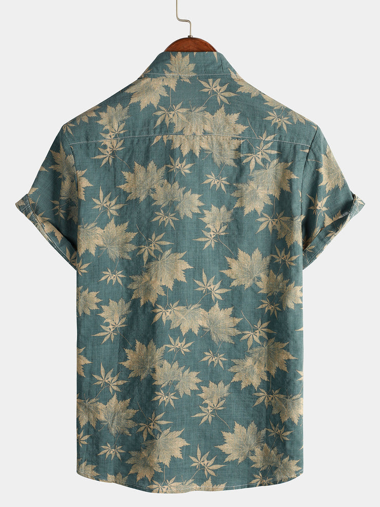Icone™ VersatileShirt: Herreskjorte med Alsidigt Mønster og Korte Ærmer