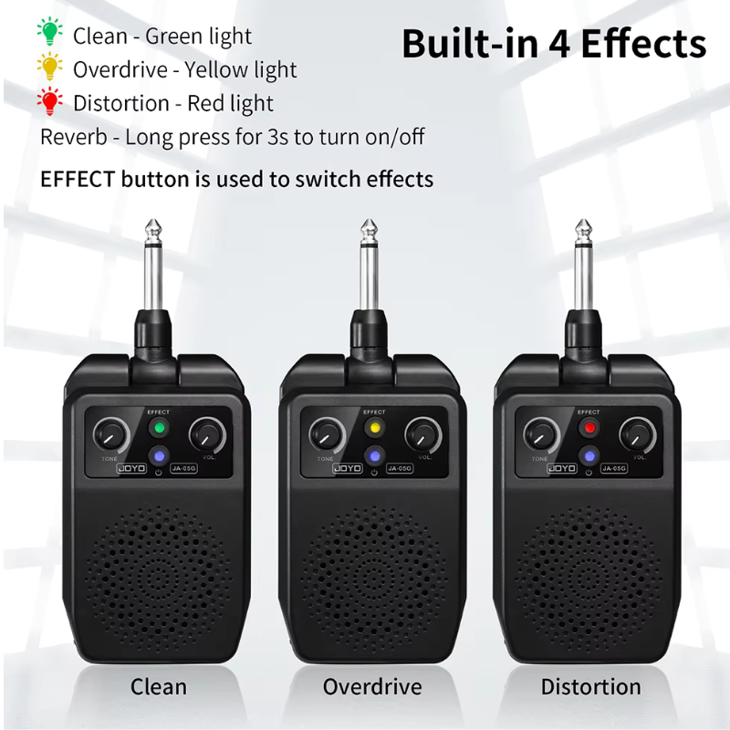 GuitarAmplifier - Bærbar Plug In Mini Elektrisk Guitar Forstærker