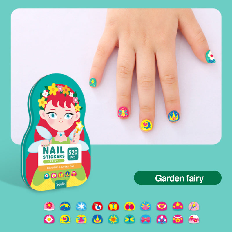 Kletshuts™ NailStickers: Børn Neglekunst Klistermærker Dekoration Kit