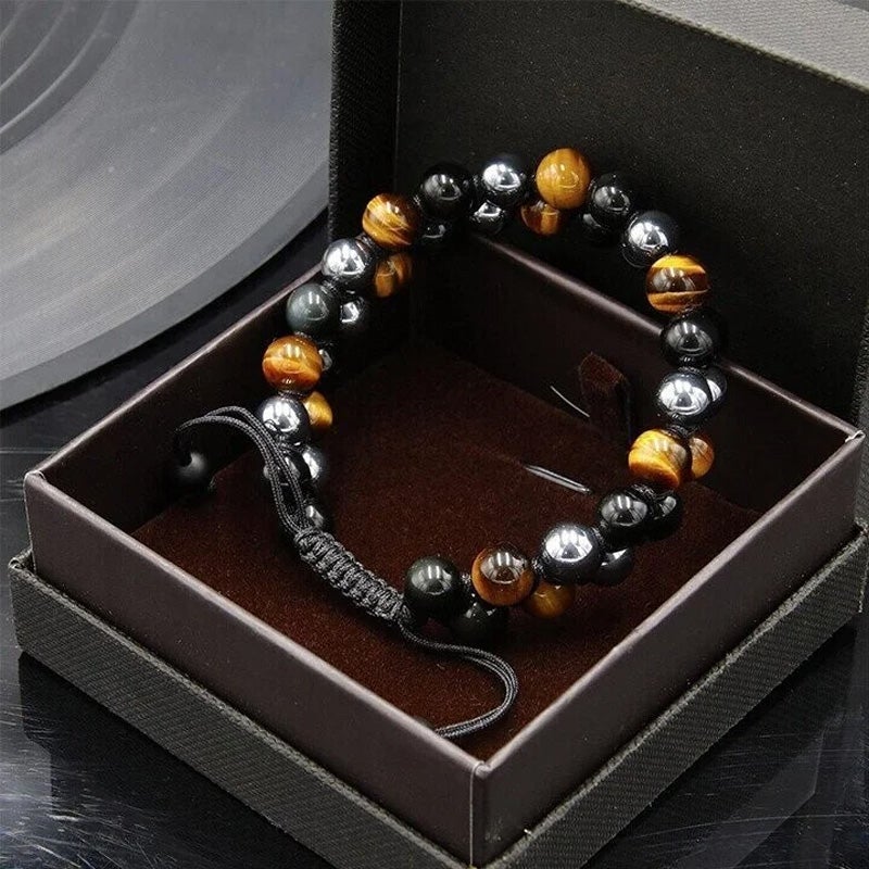 Jewelance™  ProtectionBracelet 1+1 GRATIS: Dobbelt Lag Tiger's Øje Beskyttelse Armbånd