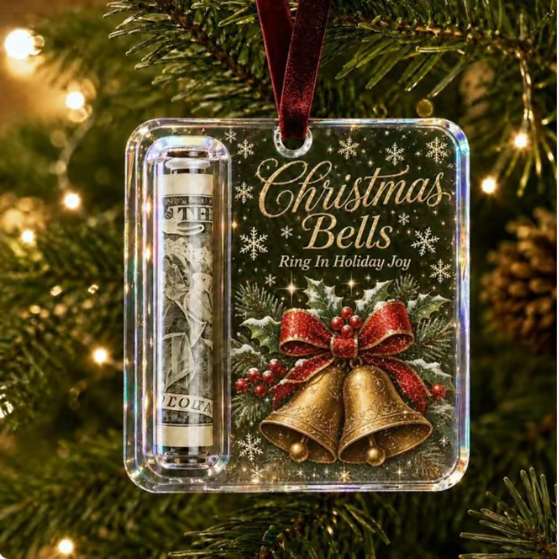 ChristmasCash 1+2 GRATIS - Dekorativ Akryl Julepengehænger Ornament