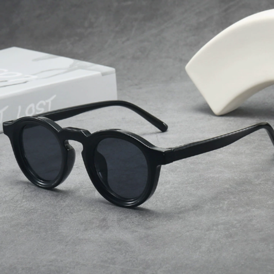 RetroSunglasses 1+1 GRATIS - Vintage Rund Ramme Retro Solbriller