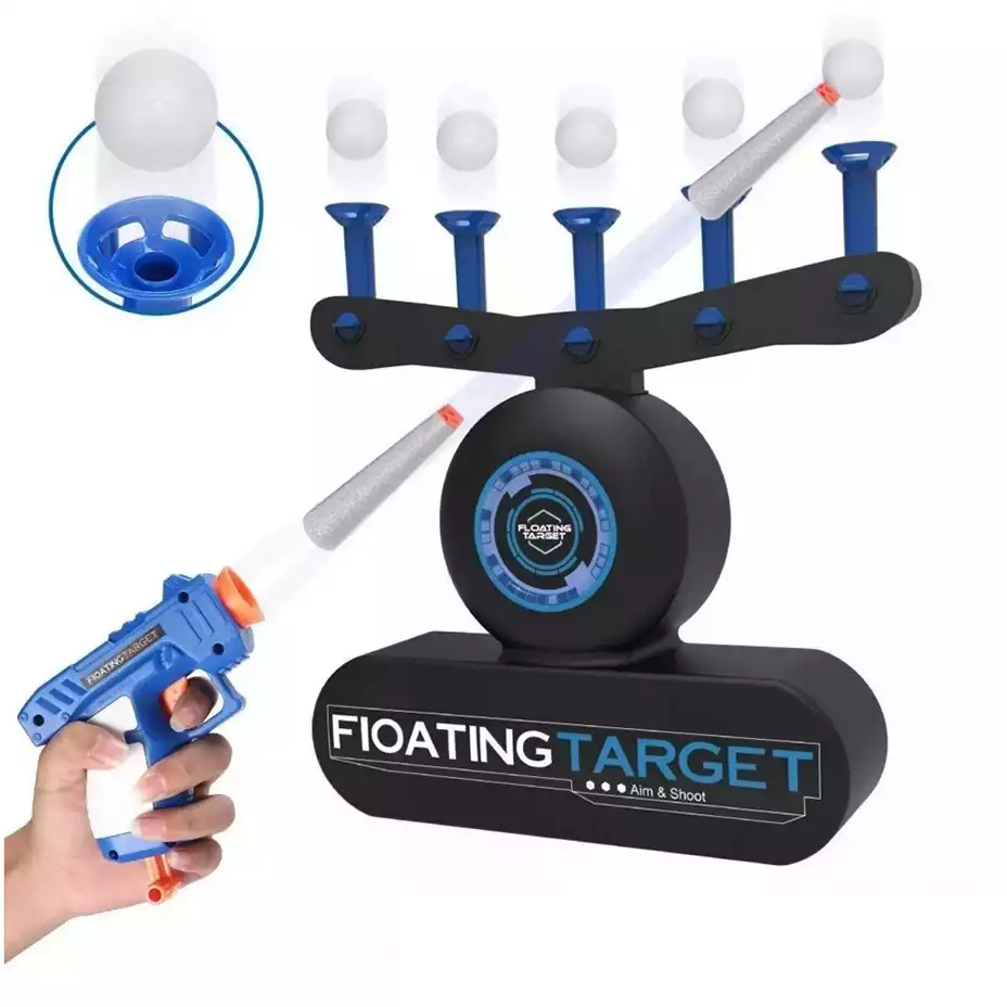 Kletshuts™ AirshotToy: Flydende Kugle Airshot Mål Skydning Legetøj Spil Sæt