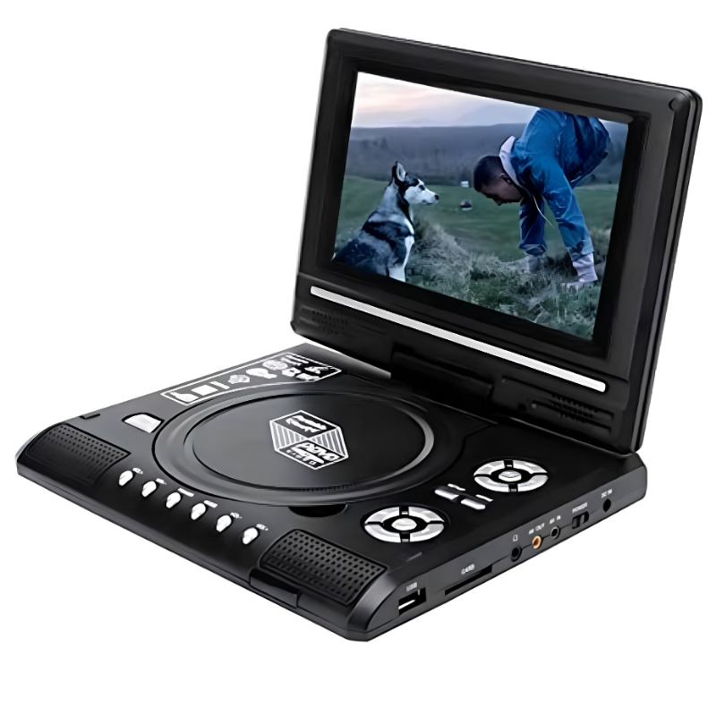 PortableDVD: Genopladelig Bærbar DVD-Filmafspiller