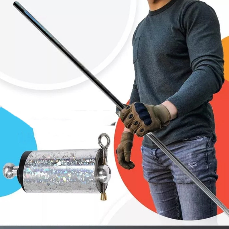 DefenseStick - Udtrækkelig Teleskopisk Metal Forsvars Stang