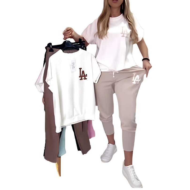 Icone™ ComfyOutfit: Afslappet Blød Åndbar Daglig Komfort Stilfuldt Outfit Sæt