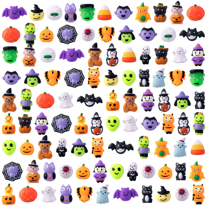 Kletshuts™ HalloweenSquishy: Halloween Kneb Eller Behandle Squishy Spand Legetøj