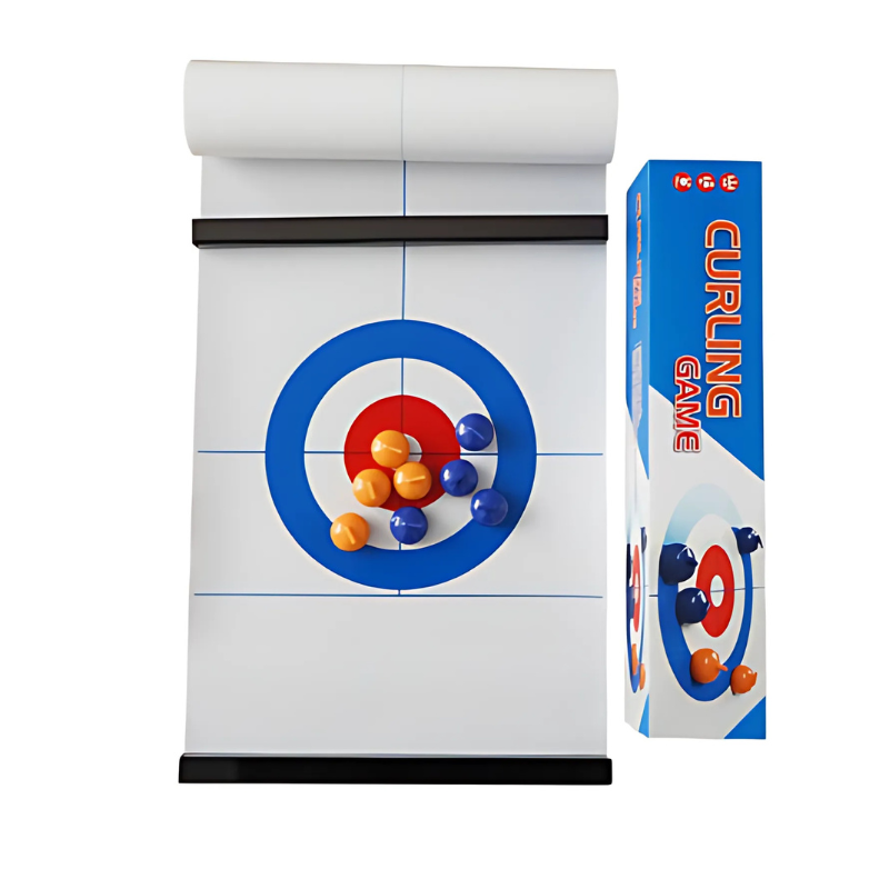 Kletshuts™ CurlingGame: Bordplade Curling Spil For Alle Aldre