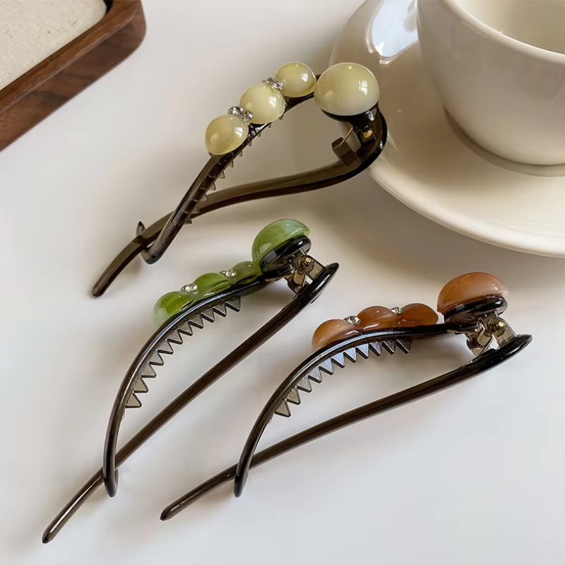 Rose® HairClip - Alsidig Elegant Perle Twist Hårdesign Klipsæt