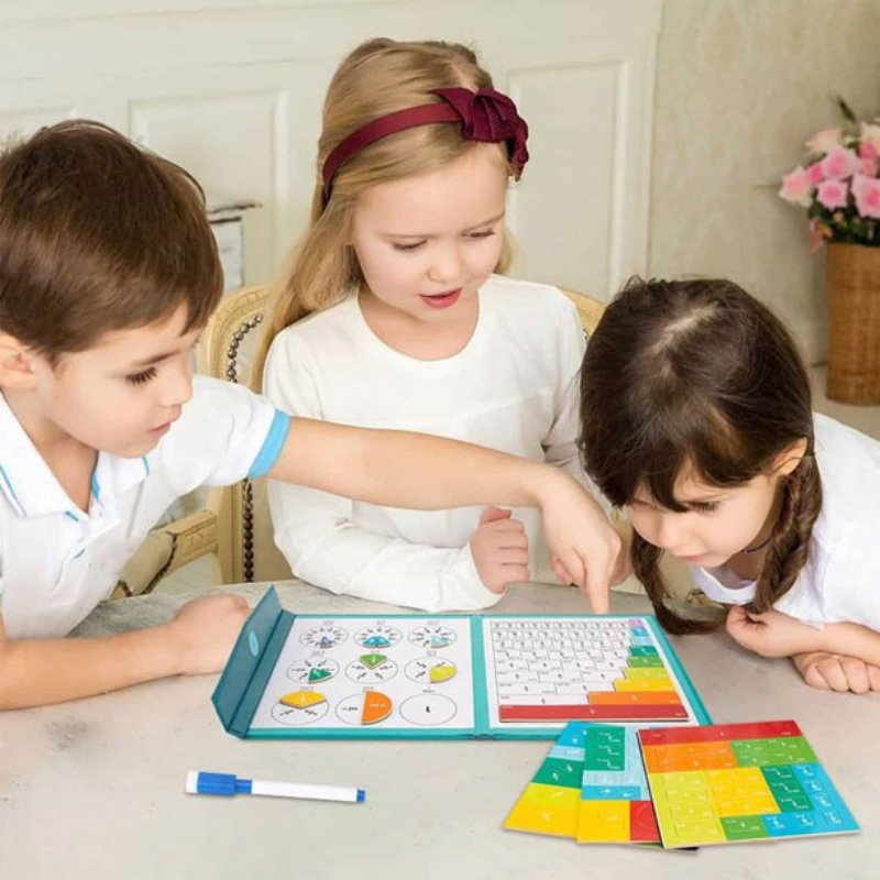 Kletshuts™ MathGame: Pædagogisk Magnetisk Børn Matematik Puslespil Spil