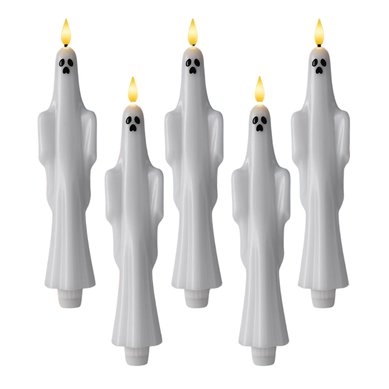 Ledsen™ SpookyLights 3+3 GRATIS: Dekorative Halloween LED Stearinlys