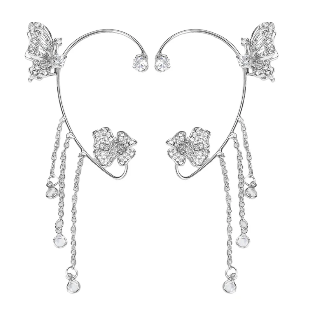 Jewelance™ EarCuffs 1+1 GRATIS: Luksus Mode Sommerfugl Zircon Kvast Øre Manchetter