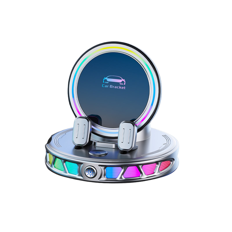 Holder360° PhoneMount: RGB Telefonholder Og Oplader Biltilbehør