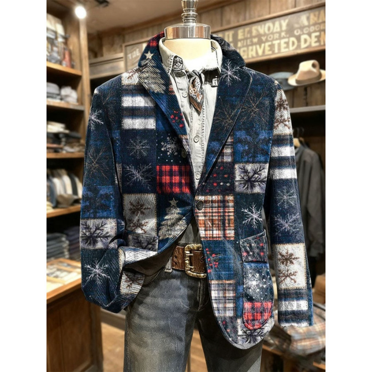 Icone™ VintageJacket: Stilfuld Herre Casual Klassisk Vintage Jakke