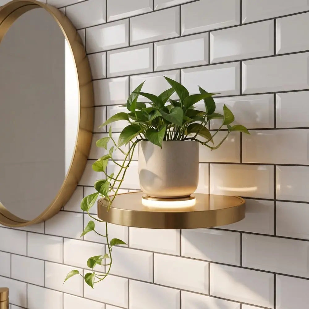 Ledsen™ LightShelf: Elegant Og Moderne Indretning Flydende Væghylde LED Lys