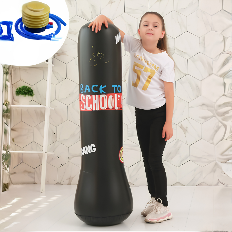Kletshuts™ InflatableBoxing: Oppustelig Boxningsmålpose Til Træning