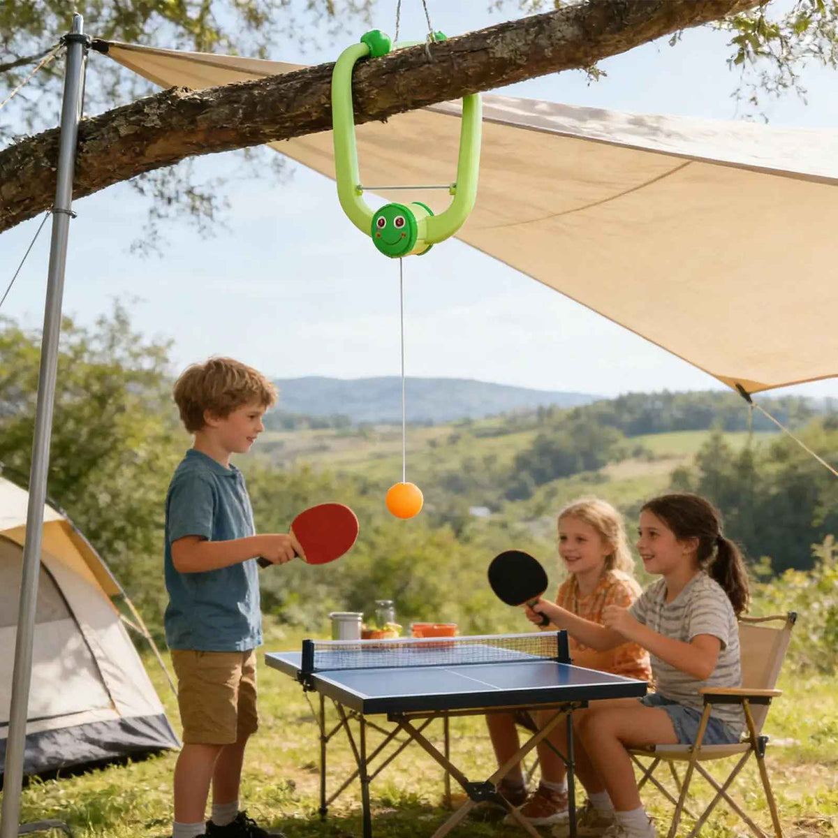 Kletshuts™ DoorPong: Universelt Pladsbesparende Bordtennis Dør Pong Sæt