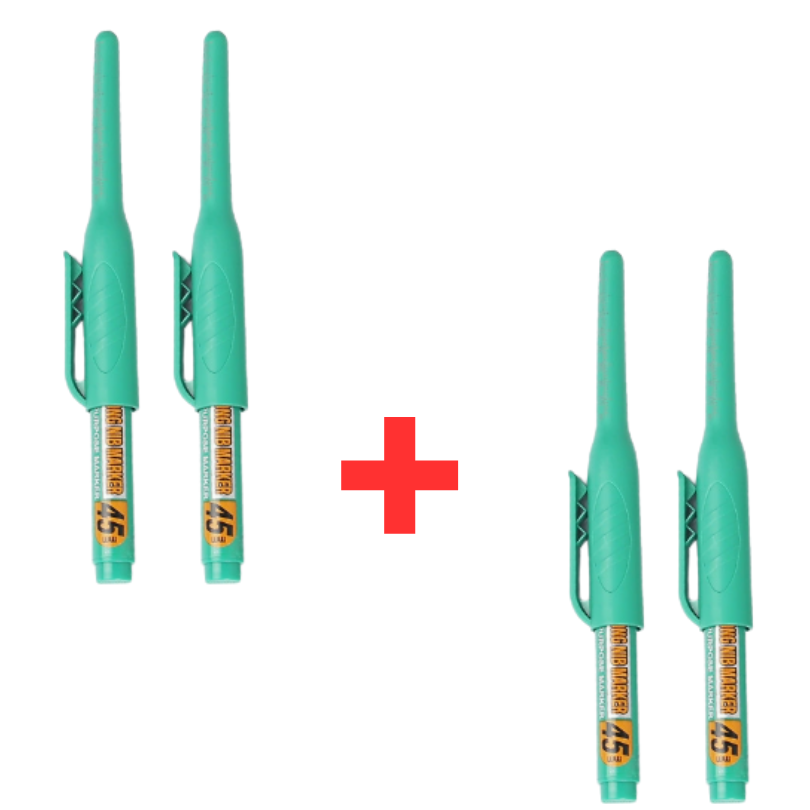 PrecisionMarker 2+2 GRATIS: Multifunktionel Høj Præcision 45mm Lang Pen Tip Og Dybde Marker