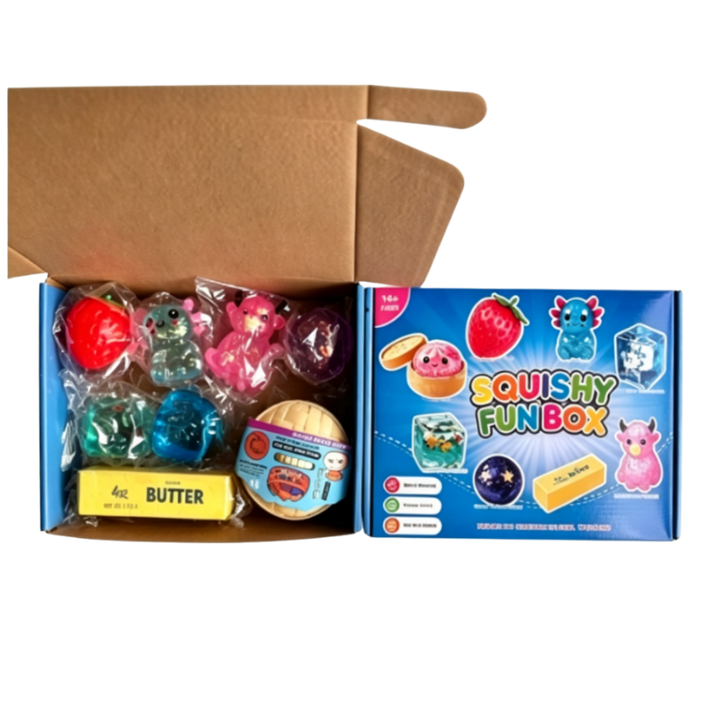 Kletshuts™ SquishySet - Stressaflastende Squishy Sjov Boks Sæt