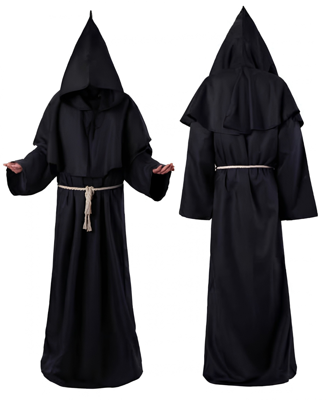 Icone™ MonkCostume - Halloween Middelalder Munk Præst Kappe Kostume