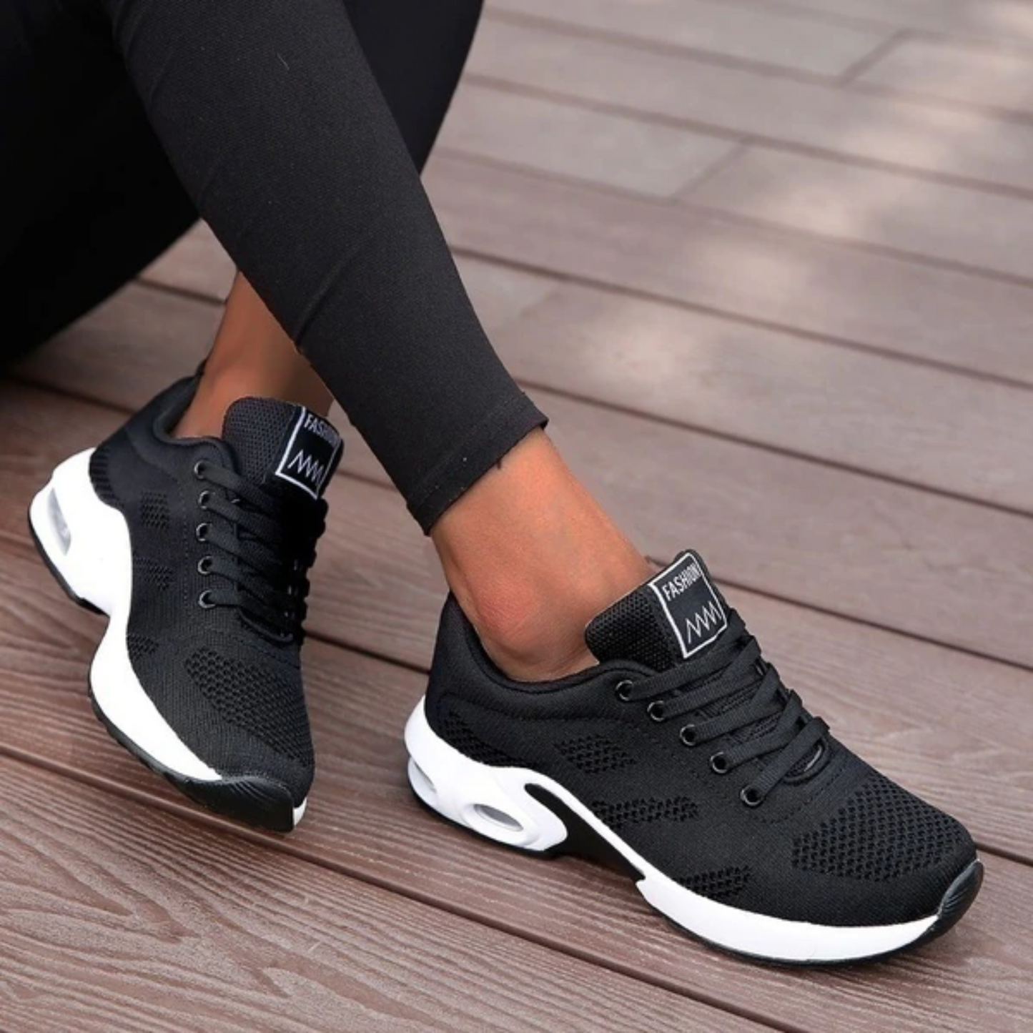 Yrsa sneakers med luftpolstret sål