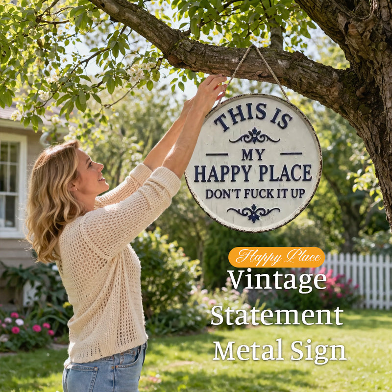 YardSign - Vintage Udsagn Sjovt Skilt Have- og Udendørs Vægsmykke