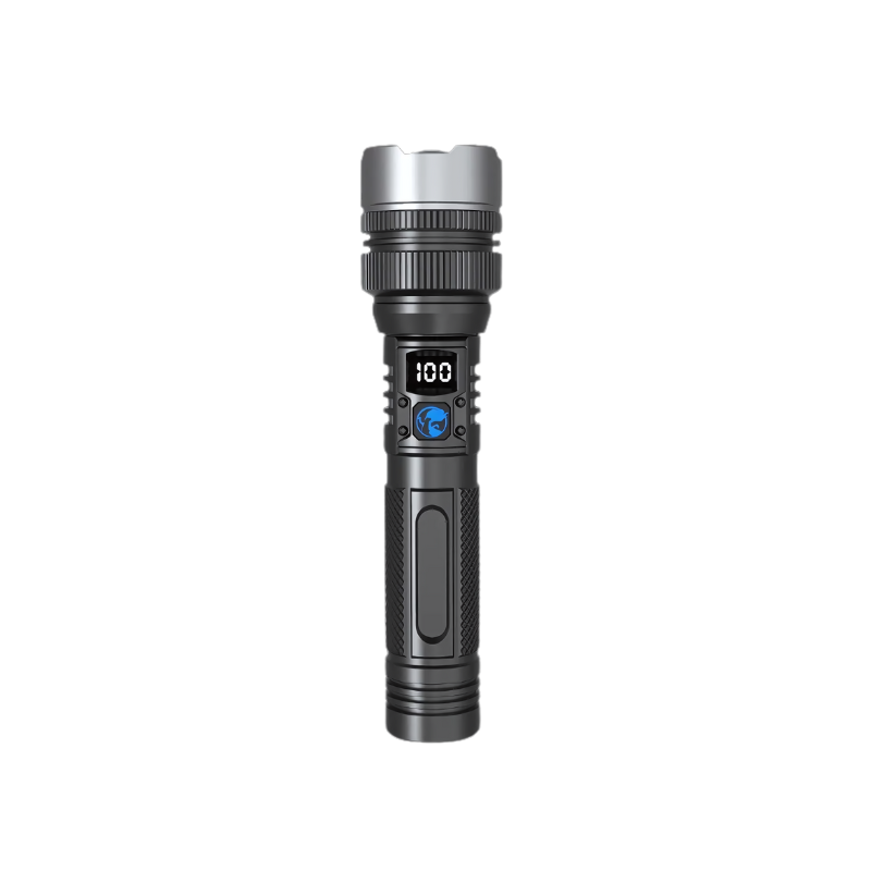 Ledsen™ AdjustableFlashlight: Ultrabright Genopladelig Lommelygte Med Justerbar Stråle