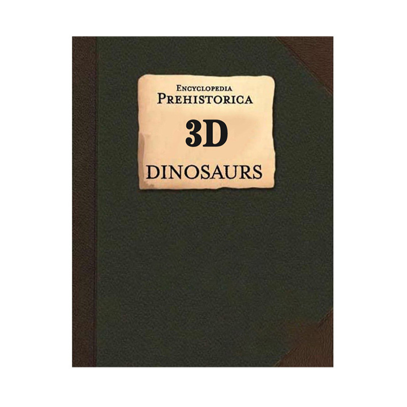 Kletshuts™ DinosaurBook - Interaktiv 3D Pop-Up Dinosaur Encyklopædi Bog