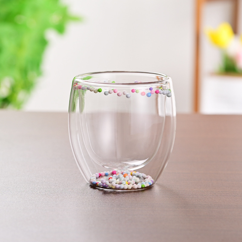 CrystalMug - Dobbelt Lagdelt Kreativ Glas Krus