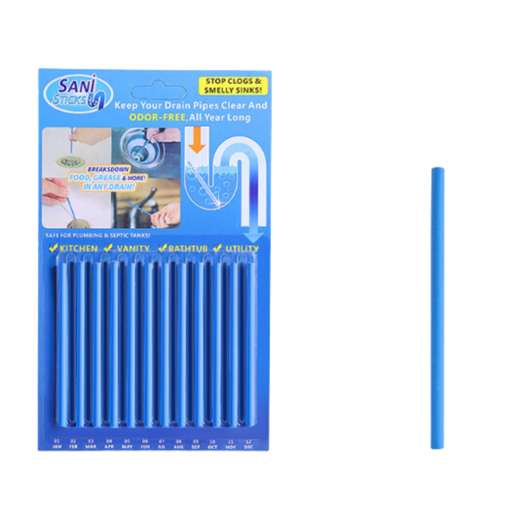 Cleaner Pro° DrainCleaner 1+1 GRATIS: Afløb Unclogging Og Rengøring Pinde