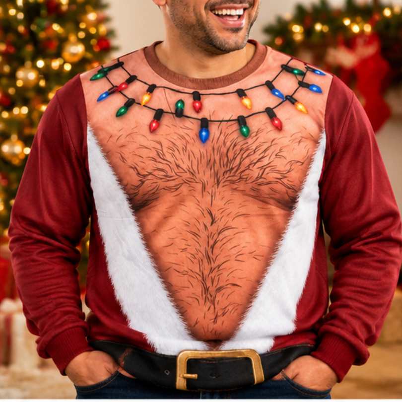Icone™ FunnySweatshirt  - Unik Sjov Festlig Grafisk Trykt Sweatshirt