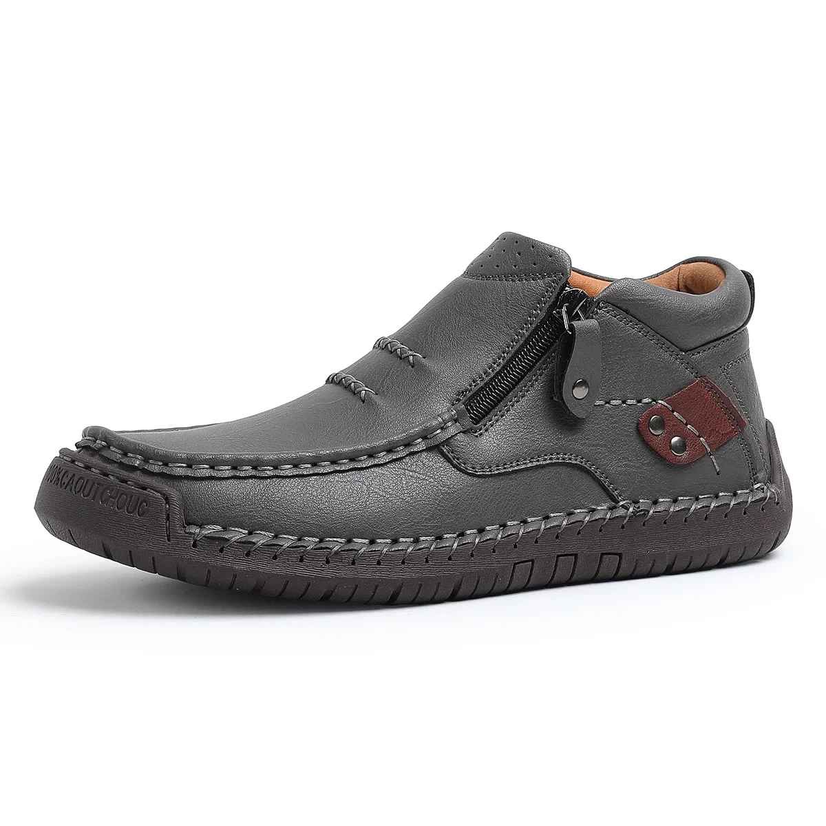 Happy™ ClassyBoots: Mænds Stilfuld Let Slip-On Retro Elegant Støvler