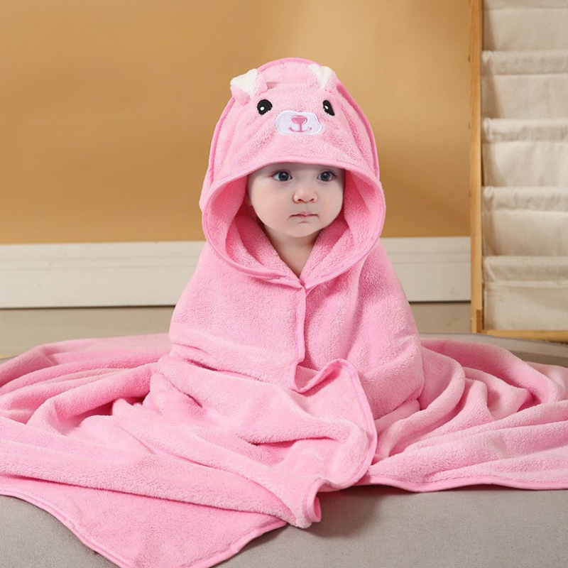 Kletshuts™ BabyBathrobe 1+1 GRATIS - Sødt Dyremotiv Babyhættebadekåbe