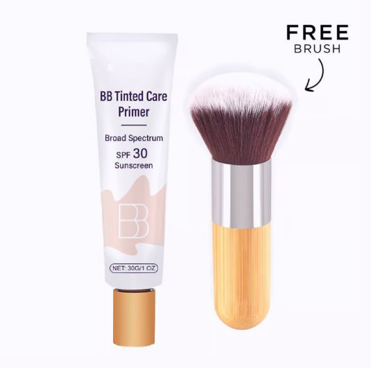 MoisturizerPrimer 1+1 GRATIS - Alt I Én BB-Farvet Fugtighedscreme, Primer Og Solcreme