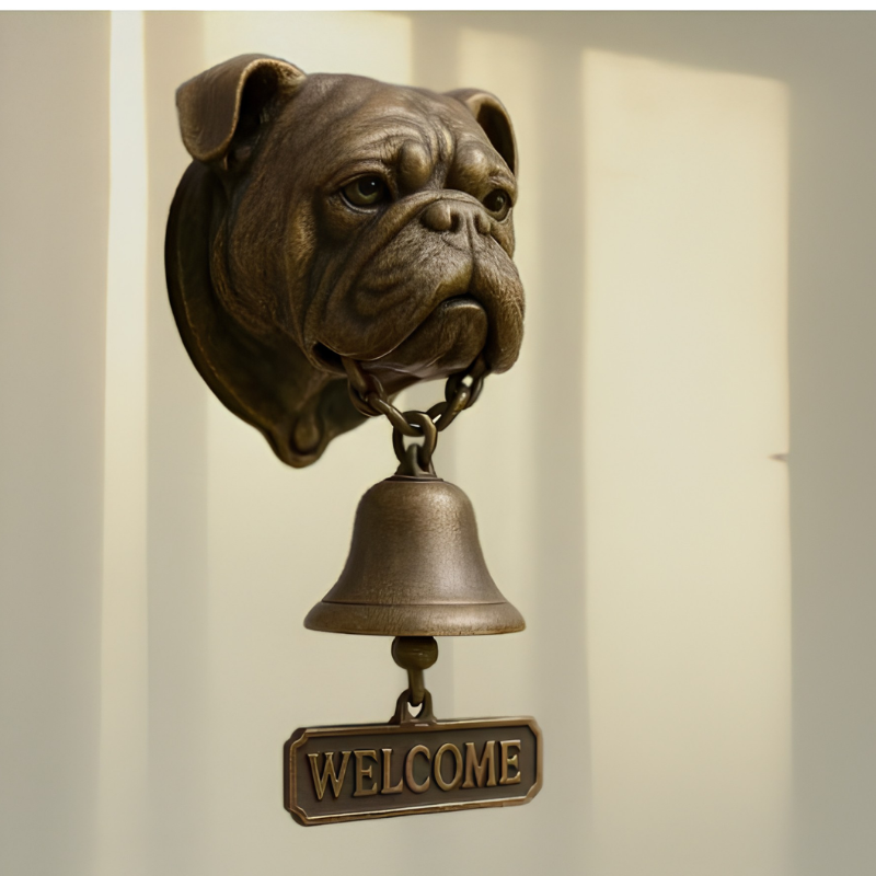 DogDoorbell – Charmerende Rustik Og Vintage Stil Dekor Velkommen Hjem Hundeklokke