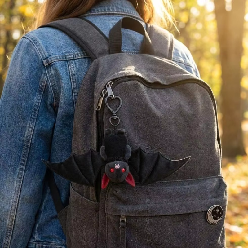 Kletshuts™ HalloweenKeychain 1+1 GRATIS - Plush Flyvende Flagermus Halloween Nøgleanhænger